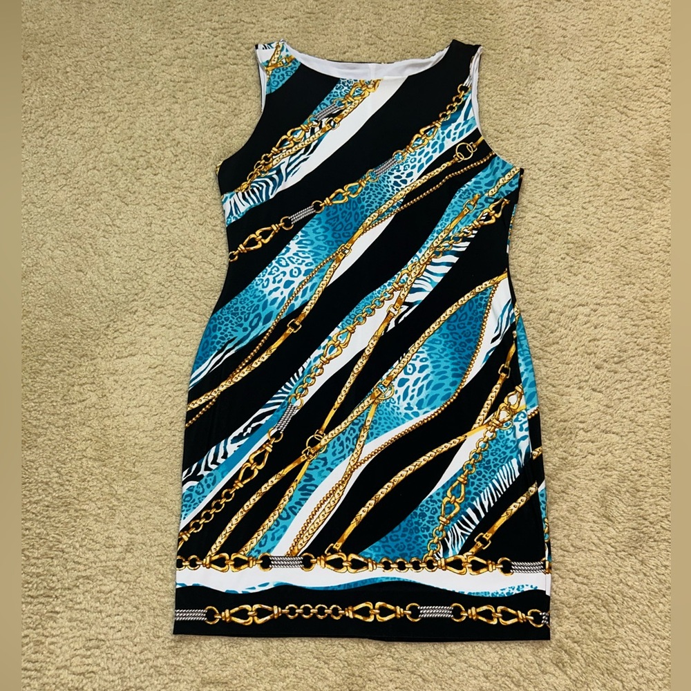 🩵Cache Printed Stretch Dress🩵 - Picture 6 of 11